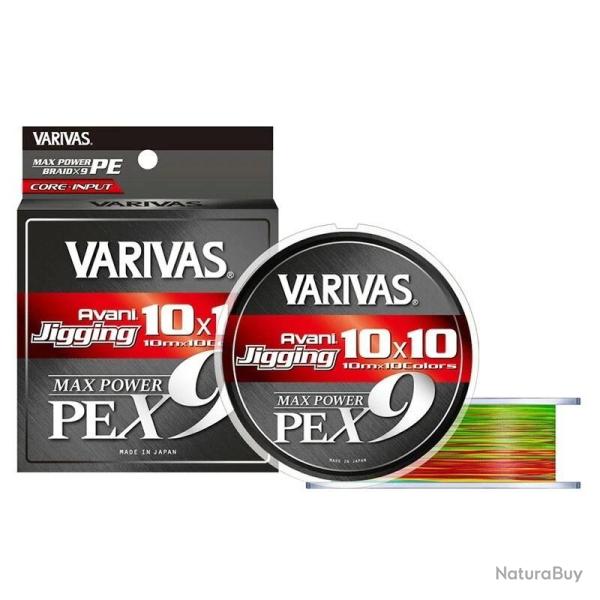 Tresse Varivas Avani Jigging 10 x 10 Max Power PE X9 300m PE 5 300 m 80 LB