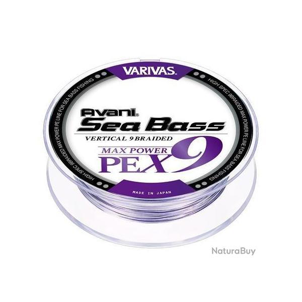 Tresse Varivas Avani Seabass Max Power PE X9 300m 64 lb 300 m PE4