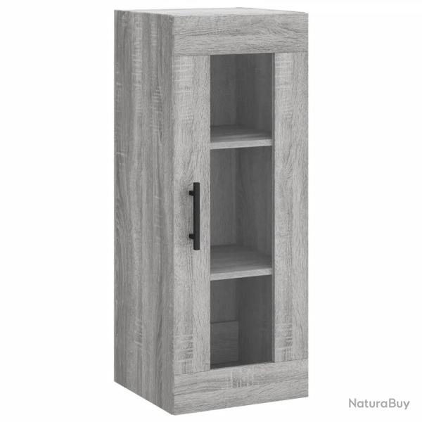 Armoire murale design pratique rangement espace visible 34,5 x 34 x 90 cm en bois d'ing�nierie sono
