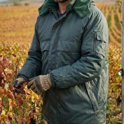 SEDETEX VIGNE -- Parka imperm&eacute;able kaki : protection thermique et &eacute;tanche S