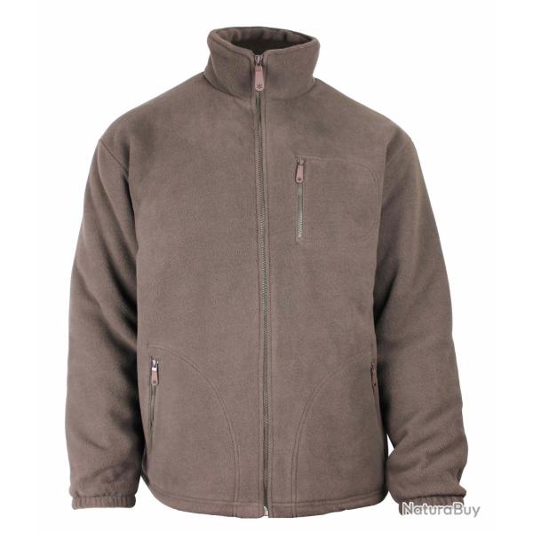 Veste Polaire Doubl�e Taupe - Confort & Chaleur Intense 2XL