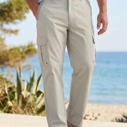 SEDETEX KH281 -- Pantalon sportswear beige : confort et robustesse au quotidien 44