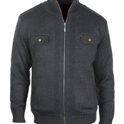 Veste fourr&eacute;e fermeture zipp&eacute;e CESAR1 L