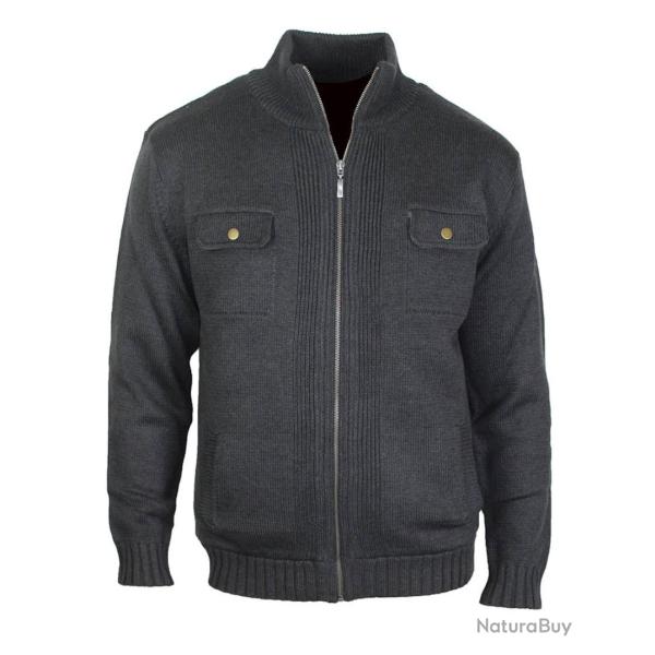 Veste fourr�e fermeture zipp�e CESAR1 2XL