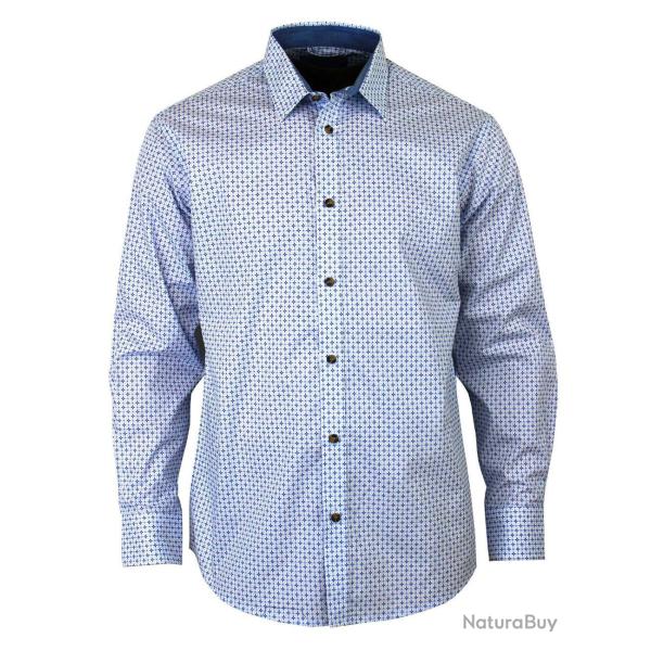 Chemise manches longues � motifs CH4018 41/42