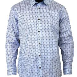 Chemise manches longues &agrave; motifs CH4018 45/46