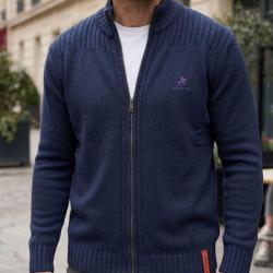 Cardigan fermeture zipp&eacute;e CLIFF1 2XL