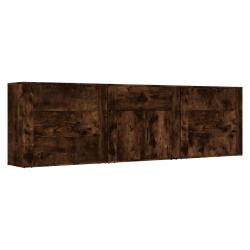 Buffet bahut commode armoire meuble de rangement organisateur cuisine salle de s&eacute;jour salons 3 pcs