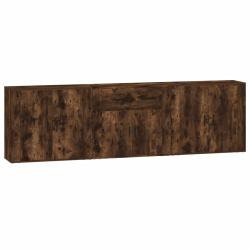Buffet bahut commode armoire meuble de rangement organisateur cuisine salle de s&eacute;jour salons 3 pcs