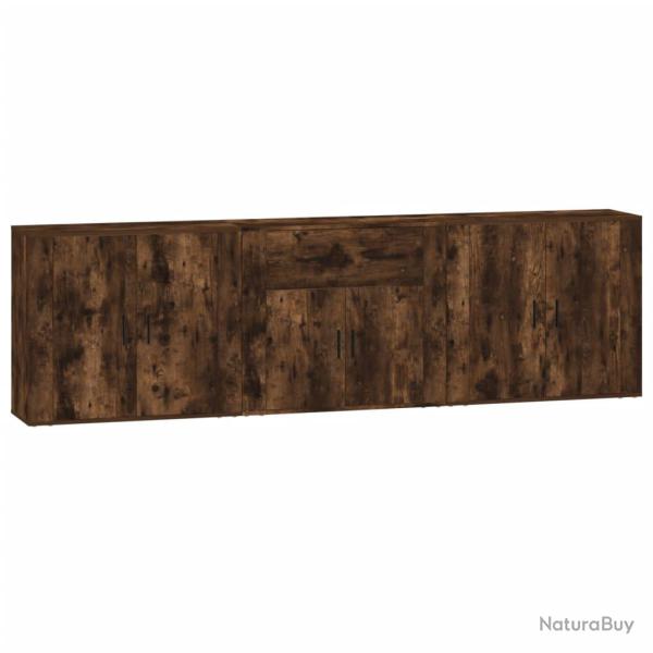 Buffet bahut commode armoire meuble de rangement organisateur cuisine salle de s�jour salons 3 pcs