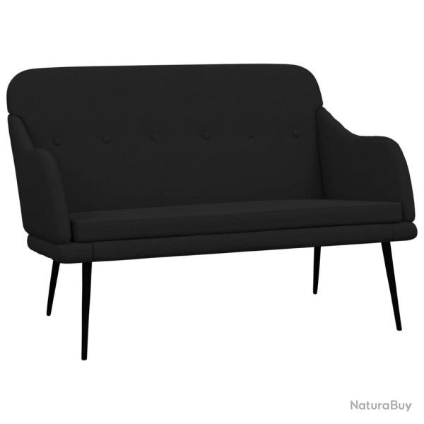 Banc banquette 110 x 76 x 80 cm tissu noir 02_0010638