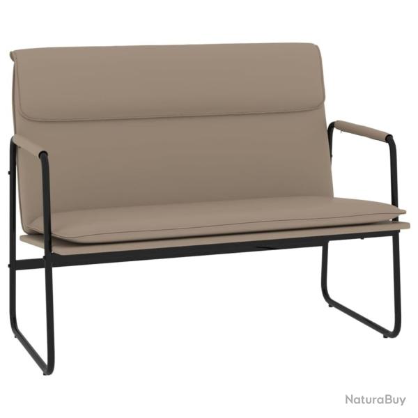 Banc banquette 100 x 64 x 80 cm synth�tique cappuccino 02_0010565