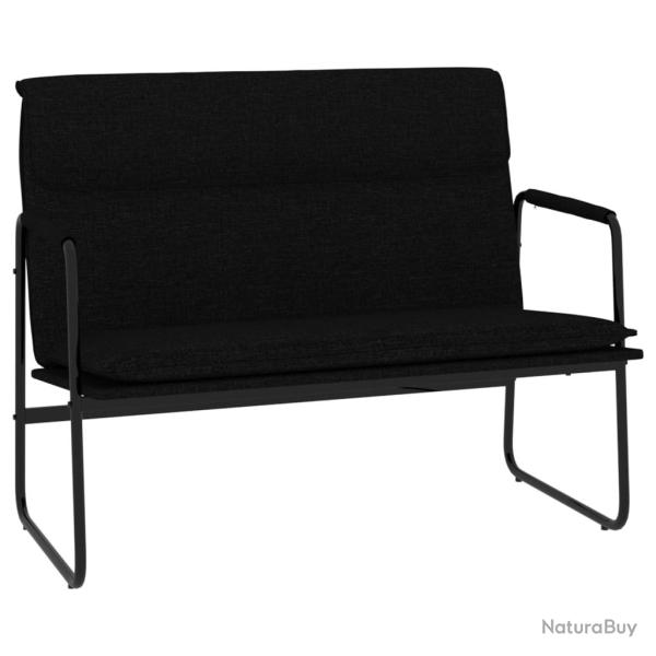 Banc banquette 100 x 64 x 80 cm tissu noir 02_0010706