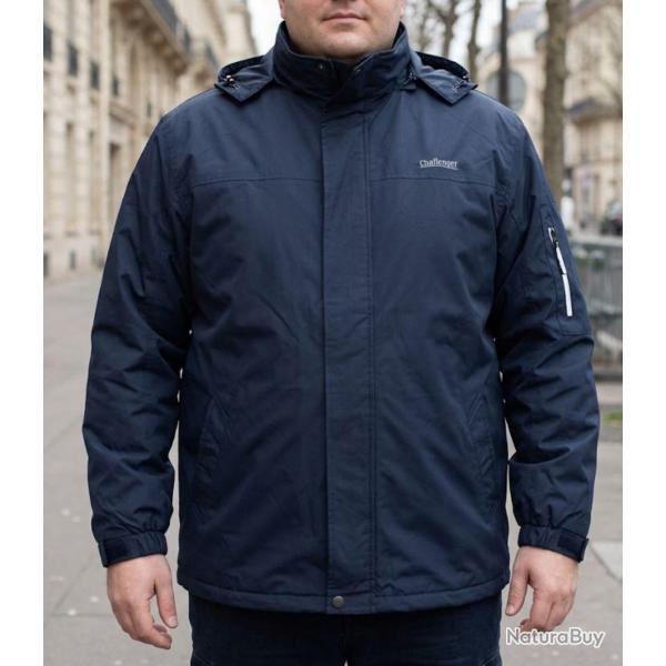 CHALLENGER JAKARTA1 -- Coupe-vent d�perlant bleu marine : �tanch�it� et l�g�ret� respirante 2XL