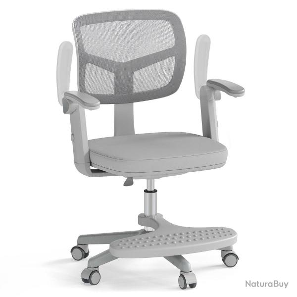 Chaise de bureau pour enfants hauteur r�glable 57 x 55 x 80-91 cm r�glable mobile style moderne en
