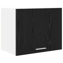 Armoire suspendue moderne grande capacit&eacute; rangement 50 x 31 x 40 cm en bois d'ing&eacute;nierie noir 02_00