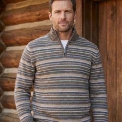 Pull col montant zipp&eacute; PACHA2 XL