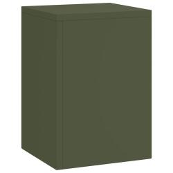 Support de plante en ext&eacute;rieur moderne 24 x 24 x 75 cm design &eacute;pur&eacute; jardin terrasse en acier vert o