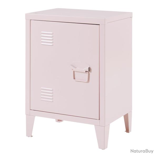Table de chevet table de nuit commode meuble de rangement poign�e porte � droite 57 x 40 x 30 cm ro