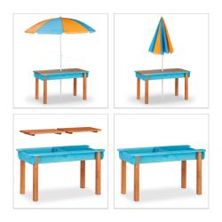 Ensemble table chaise enfant jardin espace rangement jeux 110 x 60 x 60 cm en bois multicolore 13_0