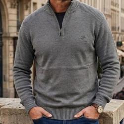 Pull col montant zipp&eacute; PLAYER4T L
