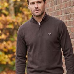Pull col montant zipp&eacute; PLUG1B L