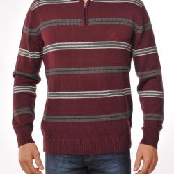 Pull col montant zipp&eacute; PONGO3T L