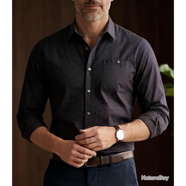 CHALLENGER TOURNI1 - Chemise manches longues imprim�e pour un look moderne et �l�gant 2XL
