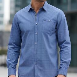 CHALLENGER TRABAN1 - Chemise manches longues imprim&eacute;e en pur coton pour un style &eacute;l&eacute;gant 2XL