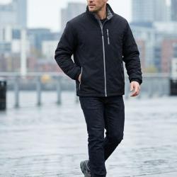 CHALLENGER VE2001C -- Veste doubl&eacute;e noir : confort microfibre et capuche int&eacute;gr&eacute;e 3XL