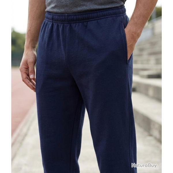 CHALLENGER VADIM2 -- Jogging molleton bas droit marine : le confort absolu au quotidien XL