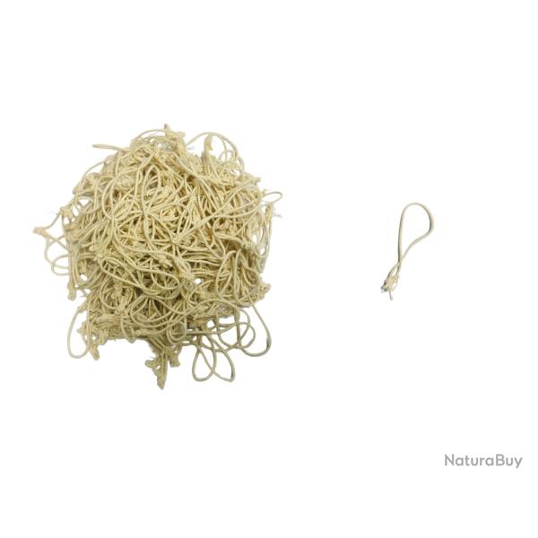 Brides �lastiques alimentaires pour moules farcies et paupiettes - 7.5cm - Sachet de 100g
