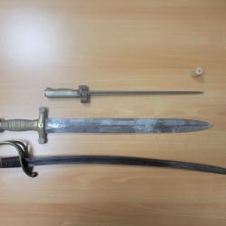Lot d'armes blanches - 1� sans prix de r&eacute;serve !!
