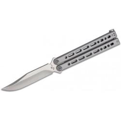 BC800SSS Couteau Bear Song VIII Gray Stainless Lame Acier 154CM Manche Acier Made USA