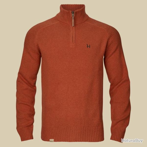 Pull demi-zip Vincent en m�rinos H�rkila - 3XL