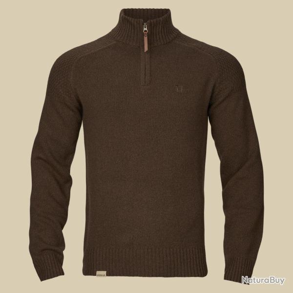 Pull demi-zip Vincent en m�rinos H�rkila - XL