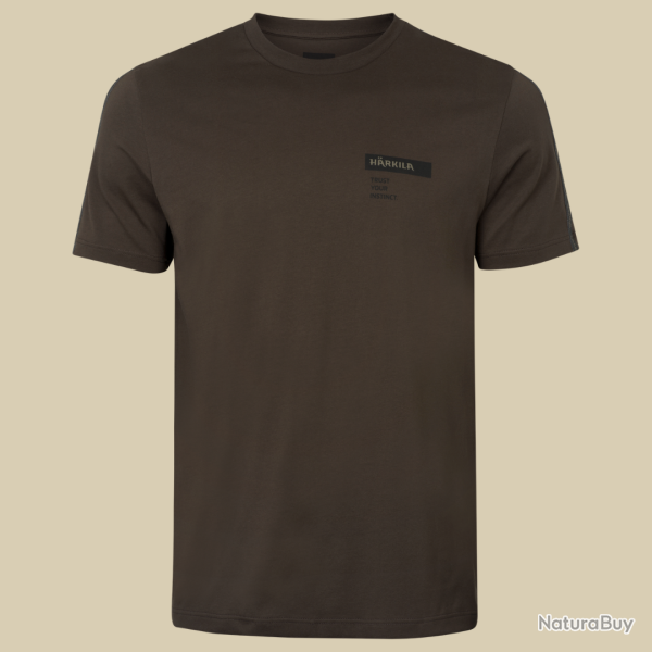 T-shirt Logo Brand Shadow brown/Tarmac H�rkila - XL
