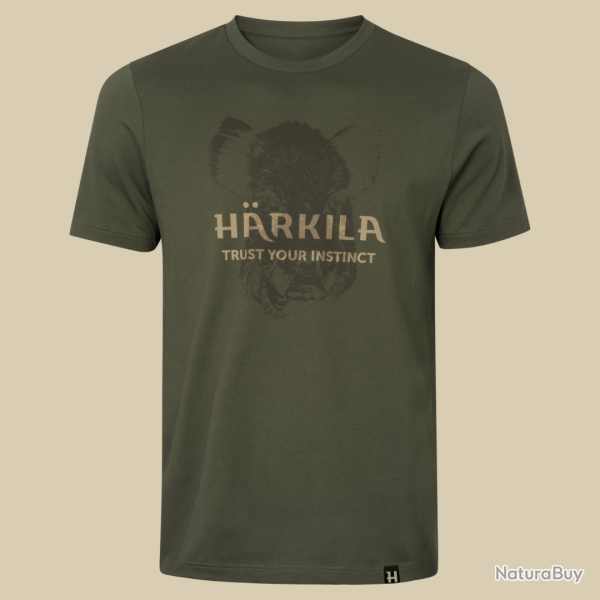 T-shirt Wildboar Forest night H�rkila - XXL