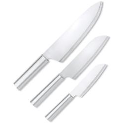 Coffret Couteaux de Cuisine Rada Chef Select 3 Lames Acier T420 Manche Alu Argent&eacute; Made In RDCS57