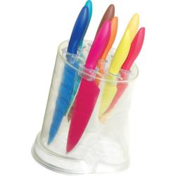 Couteaux de Cuisine Kai Pure Komachi 2 8 Lames Acier Inox Manche R&eacute;sine Multicolore KAI0900