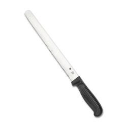 Couteau Cuisine Spyderco Bread Knife Lame MBS-26 SpyderEdge Manche Polypropyl&egrave;ne Noir SCK01SBK