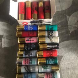 LIVRAISON OFFERTE balles  cal 12,76 mg 70, Sauvestre  ,winchester,    rottweil,etc,chevetine27g  38g