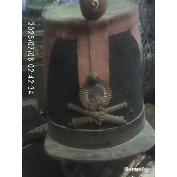 SHAKO ARTILLERIE  NAPOLEON 3