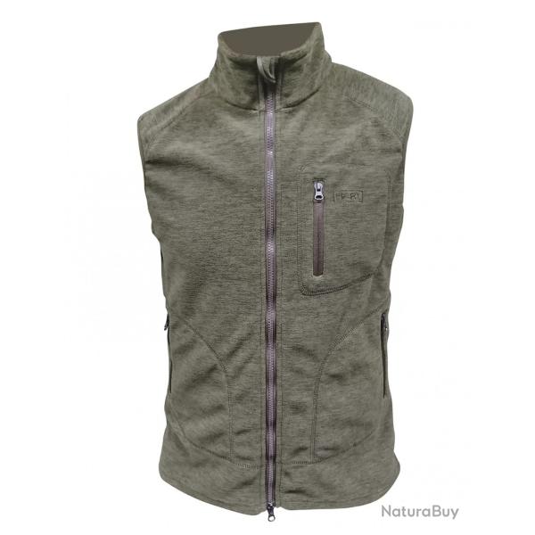 HART - Gilet Polaire WAGRAIN-V kaki XXL