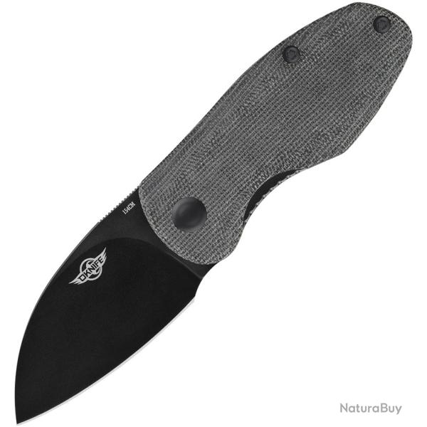 Couteau Pliant Olight Parrot Lame Acier 154CM Manche Micarta Noir Linerlock OLTPARROTBK