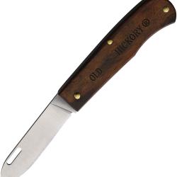Couteau Pliant Ontario OH-O Lame Inox Manche Bois Marron OH7022TC