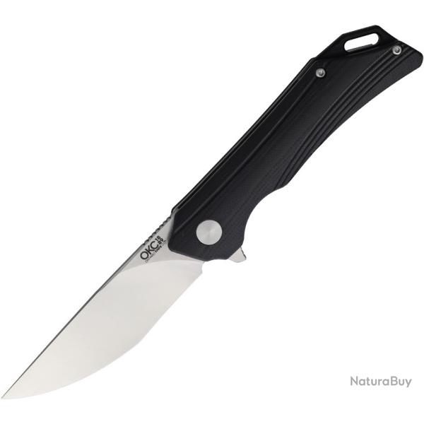 Couteau Pliant Ontario Combatan Lame Inox Tanto Manche G10 Noir Linerlock ON9009