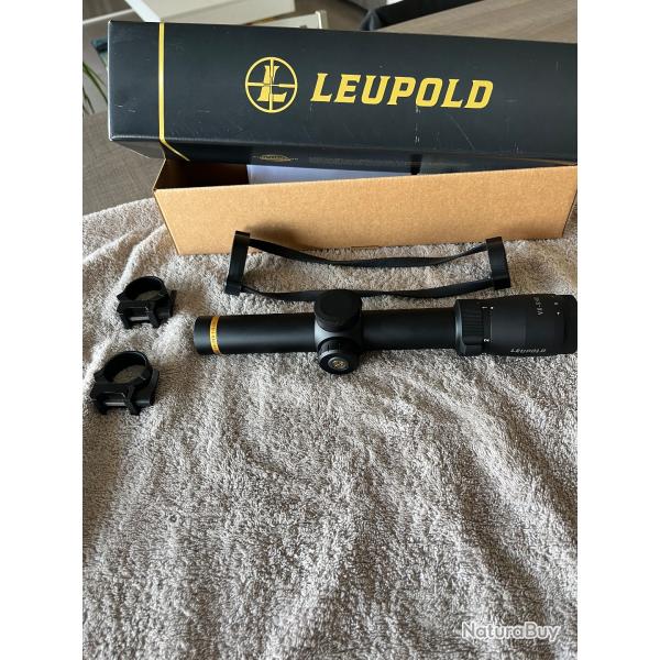 Lunette Leupold VX-5HD 1-5x24 Metric - FireDot 4F + Colliers QRW Leupold - �TAT NEUF !