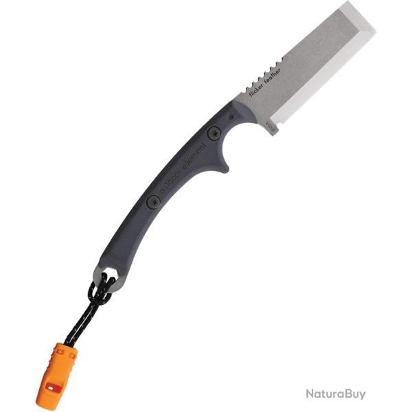 Couteau Fixe Outdoor Element Flicker Feather Lame Acier VG-10 Manche G10 Noir �tui ODEFLKFK