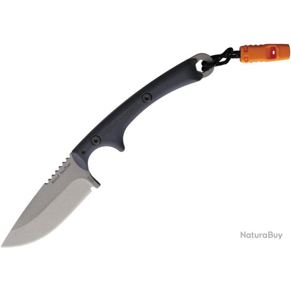 Couteau Fixe Outdoor Element Scout Feather Lame Acier VG-10 Drop Point Manche G10 Noir �tui ODESFK